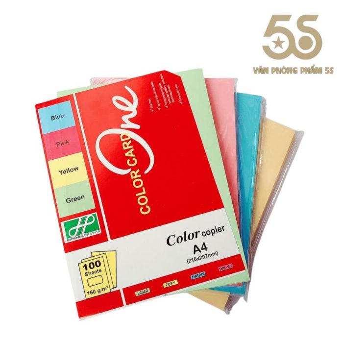 Bìa Màu A4 One ĐL 60gsm