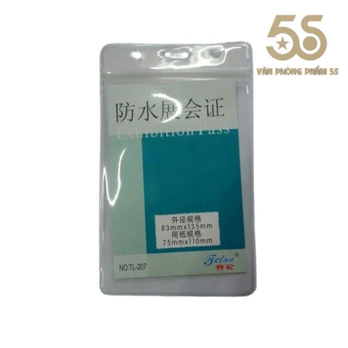 Thẻ Đeo Nhựa Dọc 207