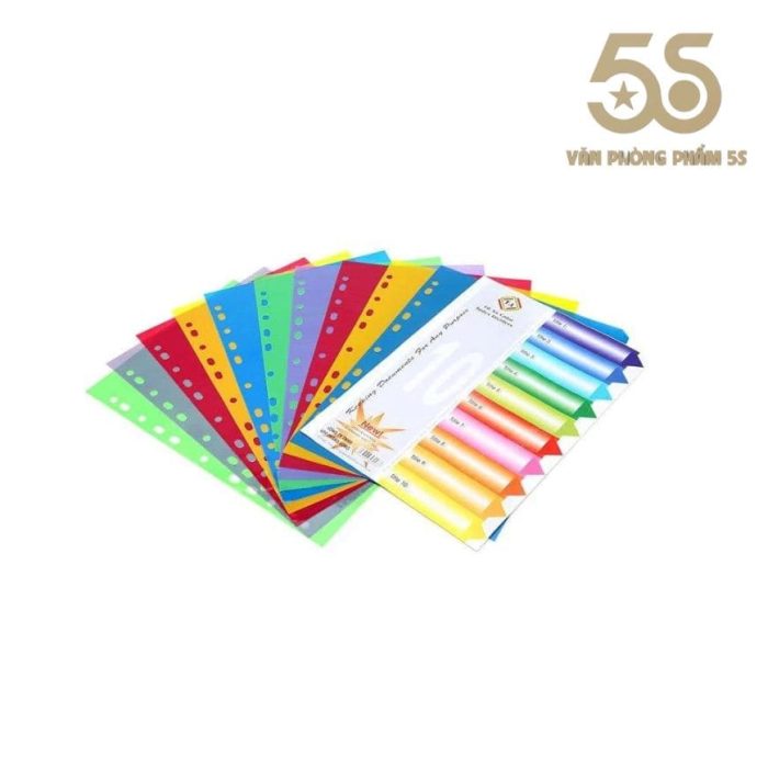 Chia File Nhựa 10 Màu