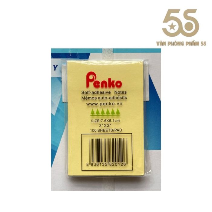 Giấy Nhớ PENKO 3x2 (7.6 X 5.1cm)