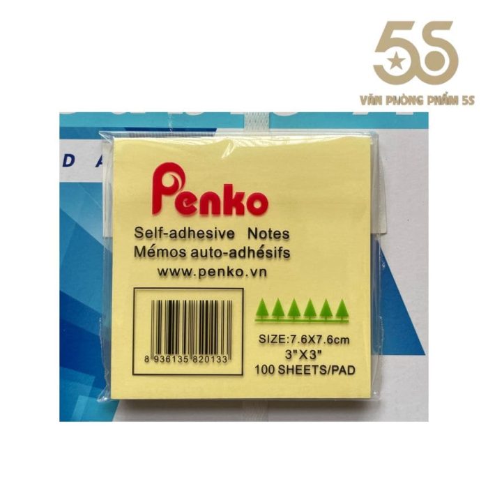 Giấy Nhớ PENKO 3x3 (7.6 X 7.6cm)