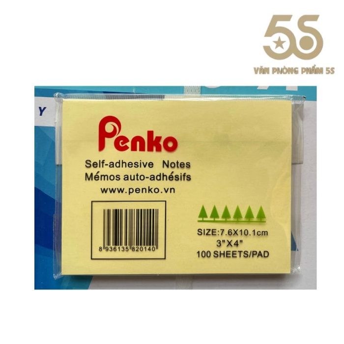 Giấy Nhớ PENKO 3x4 (7.6 X 10.1cm)