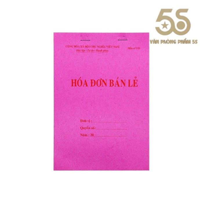 Hóa Đơn Bán Lẻ A5 1 Liên (13x19cm)