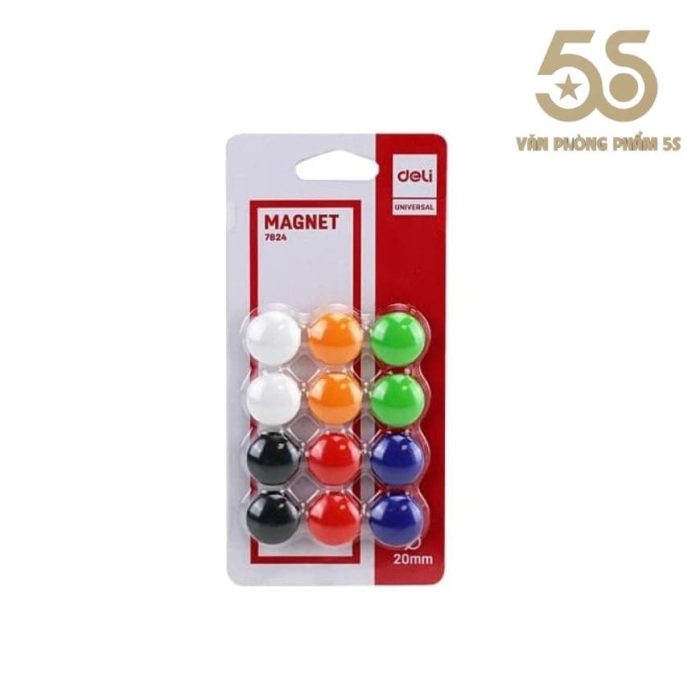 Nam Châm Deli 7824 Đường Kính 20mm