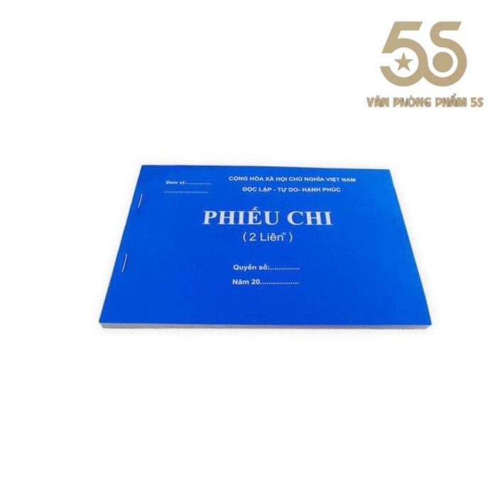 Phiếu Thu - Chi A5 2 Liên, 3 Liên - 60 Trang (13x19cm)