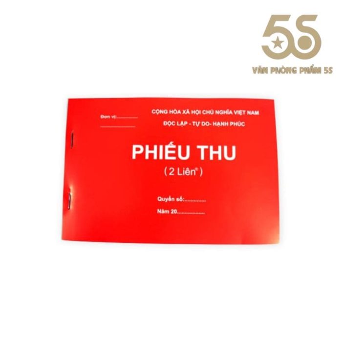 Phiếu Thu - Chi A5 2 Liên, 3 Liên - 100 Trang (13x19cm)