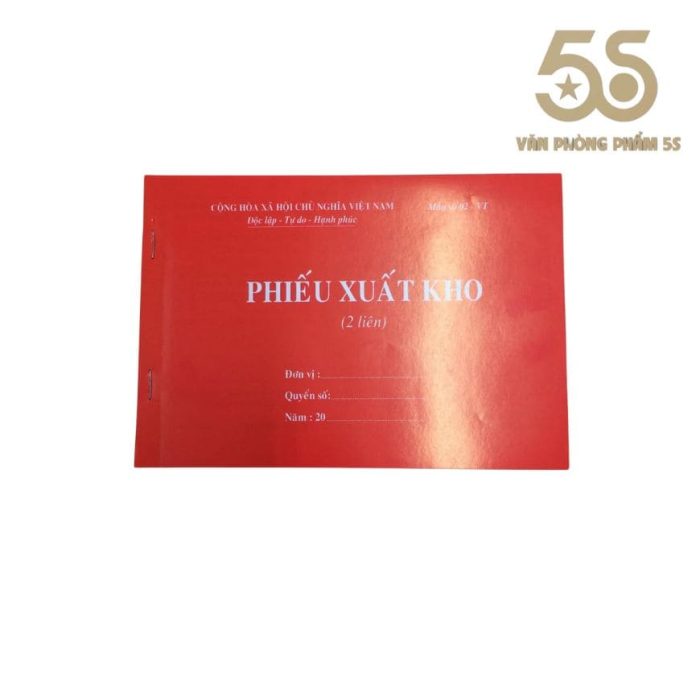 Phiếu Nhập - Xuất kho Khổ A5 Loại 2, 3 Liên 100 Trang