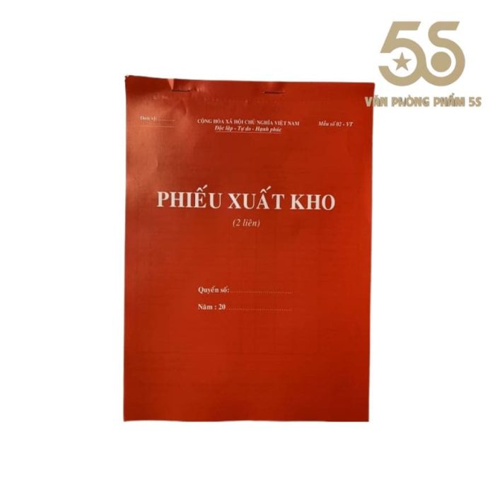 Phiếu Nhập - Xuất Kho Khổ A4 Loại 2, 3 Liên 100 Trang