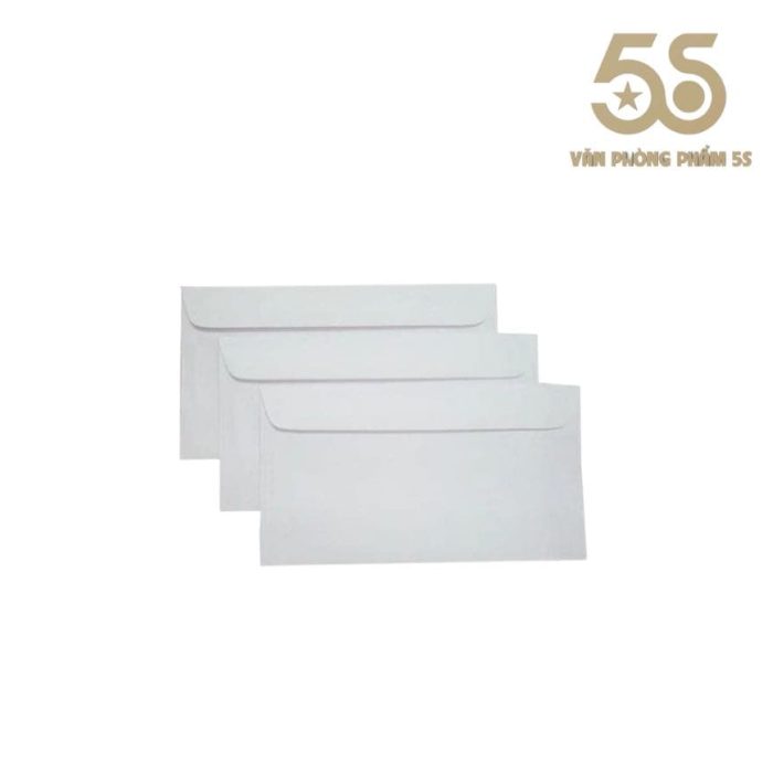Phong Bì Trắng A6 22x12cm ĐL120 (100 Cái/Tập)
