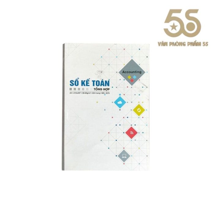 Sổ Kế Toán Tổng Hợp - 300 Trang