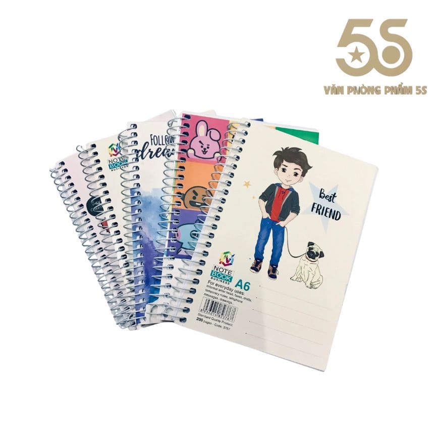 Sổ lò xo A4 Hồng Hà