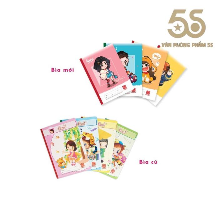 Vở 4 Ô ly 80 Trang School Ami Hồng Hà - 0515