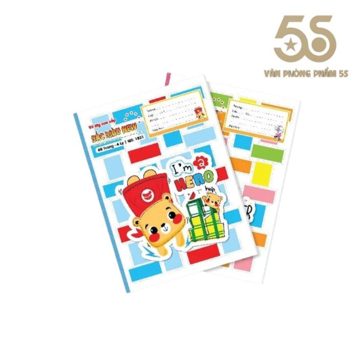 Vở 4 Ôly Hải Tiến 80 Trang Sắc Màu New
